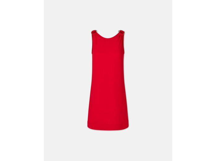 Robe Rosanna Rouge en Polyester