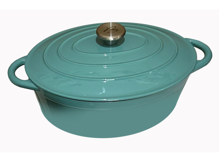 VERT LAGON Cocotte ovale 27cm