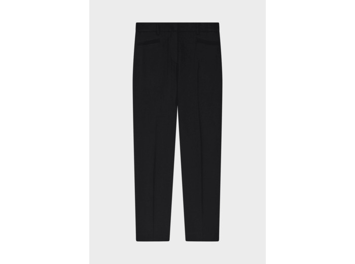 Pantalon droit en laine mélangée - JILL