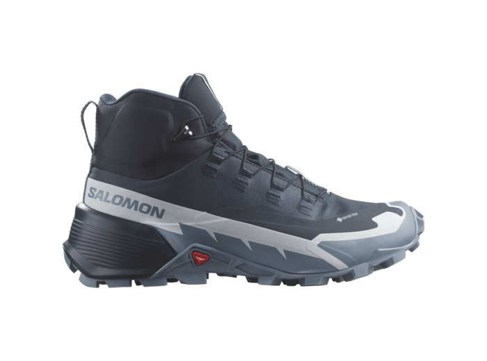 Cross Hike Mid Gtx 2 - Chaussures De Randonnée Carbon Flint Stone Pearl Blue