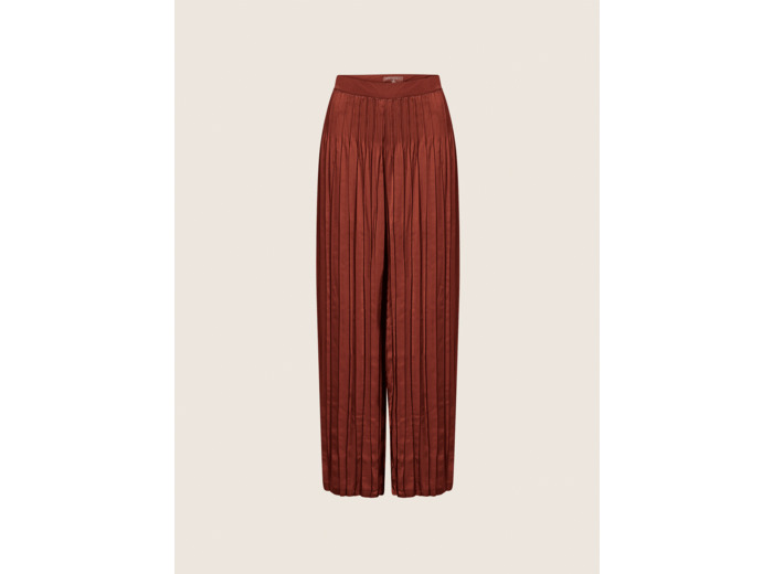 Pantalon large ocre rouge