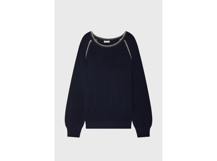 Pull en laine et coton - LIZEA