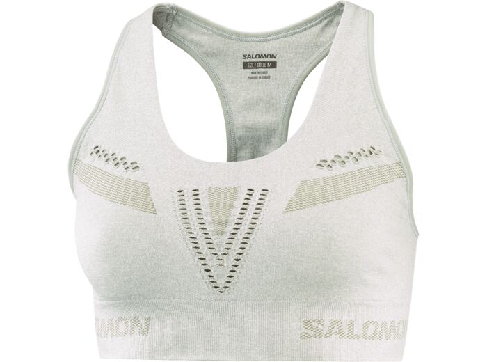 Elevate Move'On Bra Wrought Iron Heather Reflective Sil