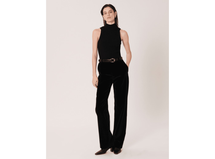 Pantalon Peete Noir en Coton