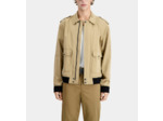 Blouson Avec Col Poches Plaquees Devant beige