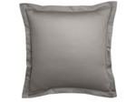 Taie d'oreiller Partition Satin de coton Coloris Gris