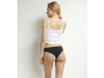 Tanga en microfibre sans couture Noir Dim No Show Invisible