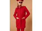 Manteau Maja Rouge en Laine