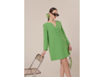 Robe Rhea Vert en Polyester