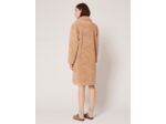 Manteau Mississippi Manteau long droit façon fourrure beige