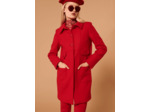 Manteau Maja Rouge en Laine