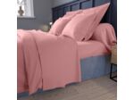 Drap housse Partition Satin de coton Coloris Rose