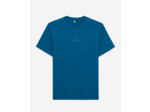 T-Shirt Manches Courtes Avec Print Logo Contour medium blue