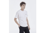 T-Shirt Blanc Coton Broderie Allumette white