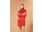 Robe Ravel rouge en satin