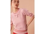 Pull Poupee-vieux rose en maille