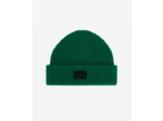 Bonnet En Laine Avec Patch En Cuir green