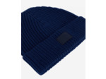 Bonnet Bleu En Laine Côtelée royal blue - dark navy