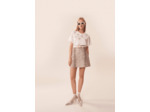 T-shirt Taralove blanc en coton brodé