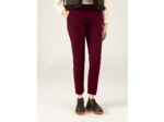 Pantalon droit bordeaux