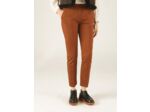 Pantalon droit cannelle