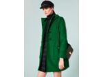 Manteau Manoelli-vert en velours de laine