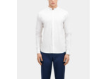 Chemise A Manches Longues Col Officier white