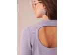 Pull Pierrina-parme en coton extrafin