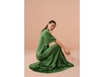 Robe Rene-verte en satin