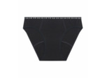 Culotte menstruelle lavable en coton bio noir Flux moyen Dim Protect