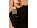 Pull Pazuma noir en laine