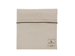 DRAP HOUSSE | Pure White Satin Lavé - Sand