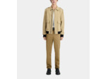 Blouson Avec Col Poches Plaquees Devant beige