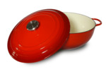 TRADITION Rouge Cocotte Ronde 24cm