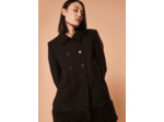 Manteau Mirko Noir en Laine