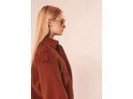 Blouson Betty-marron en laine double face