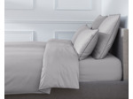 DRAP HOUSSE | Pure White Satin Lavé - Stone