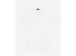 Polo Manches Courtes Col Officier Broderie Tk white / duck blue