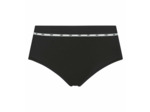 Culotte taille haute en coton modal Noir Dim Icons Essentiel