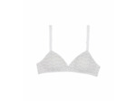 Soutien-gorge triangle imprimé logo blanc DIM Touch Girl