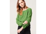 Blouse Tabeca Blouse fluide à manches longues verte