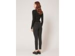 Jean John Jean droit taille mi-haute noir