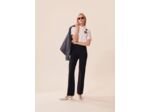 Pantalon Perlita bleu nuit en toile double