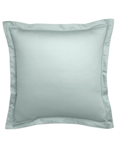 Taie d'oreiller Partition Satin de coton Coloris Menthe