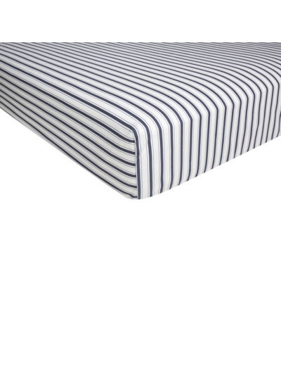 DRAP HOUSSE | 4 Continents - Blanc/Bleu