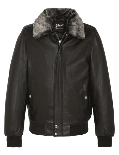 Blouson en cuir à fourrure amovible LCCRUSE2 SCHOTT