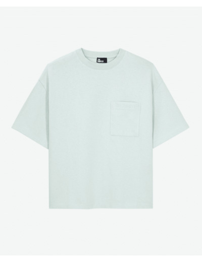 T-Shirt Cropped A Poche Poitrine ocean