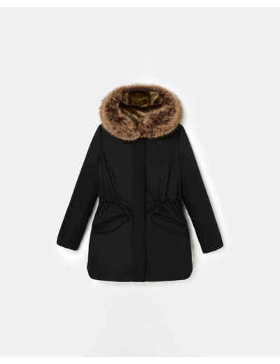 Parka Piriaf Noir en Coton