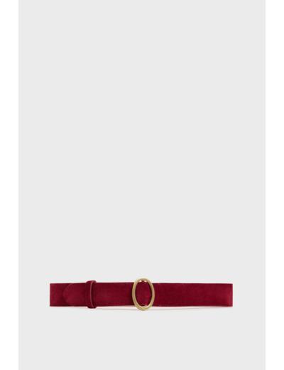 Ceinture en cuir velours - JADE