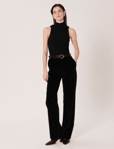 Pantalon Peete Pantalon en velours noir